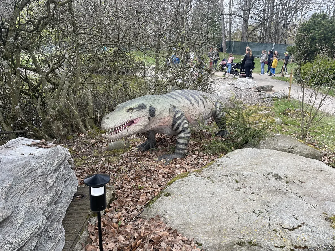 Représentation d'un Megalania - Dinoworld Expo